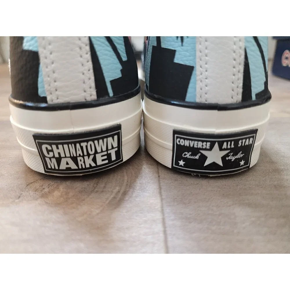 New in Box Converse X Chinatown Market Lakers Championship  Mens 9.5 Womens 11.5 - Picture 5 of 8